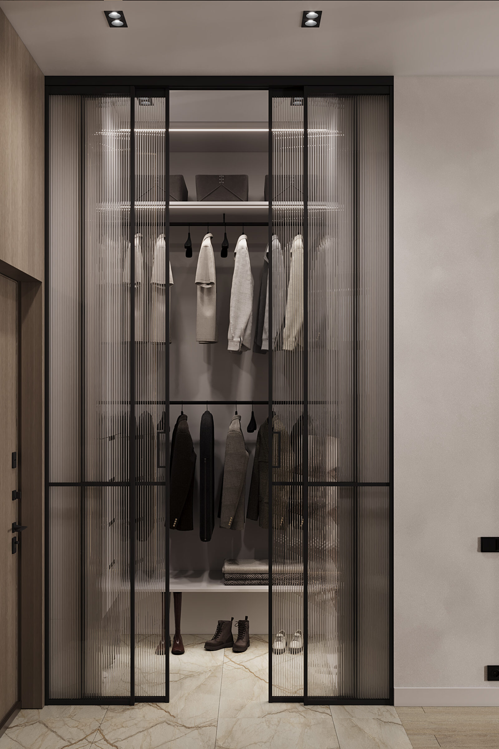 West Garden, 100 м² — дизайн интерьера, квартира, Москва, фото 2