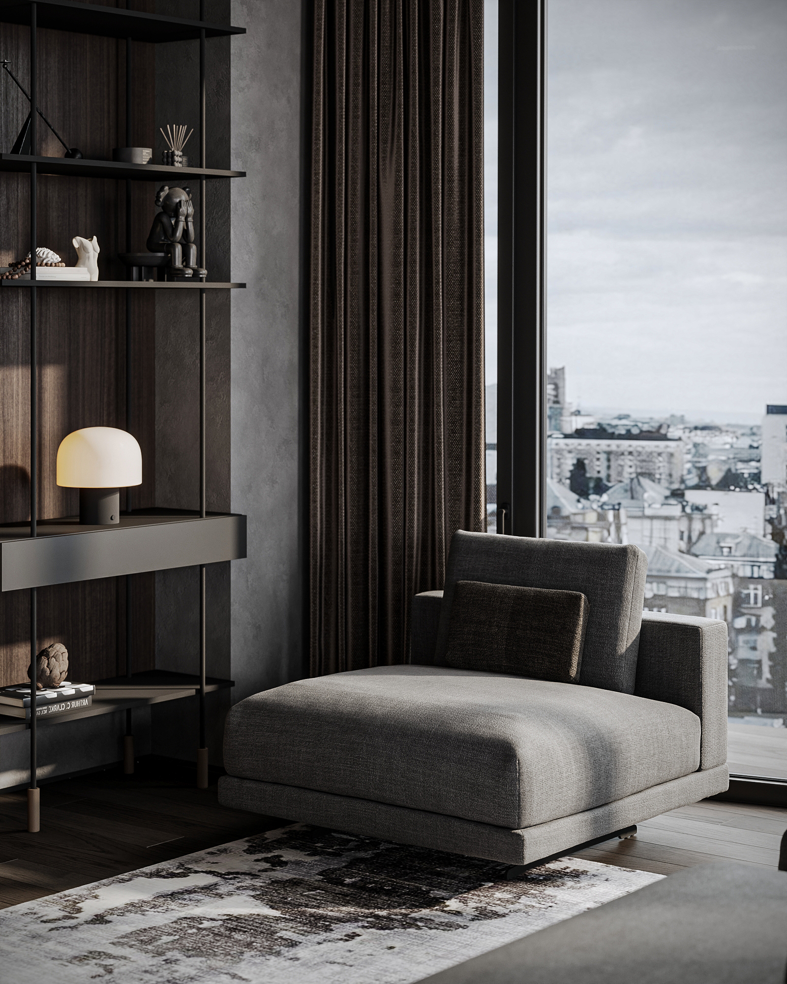 ЖК High Life, 155 м² — дизайн интерьера, квартира, Москва, фото 2