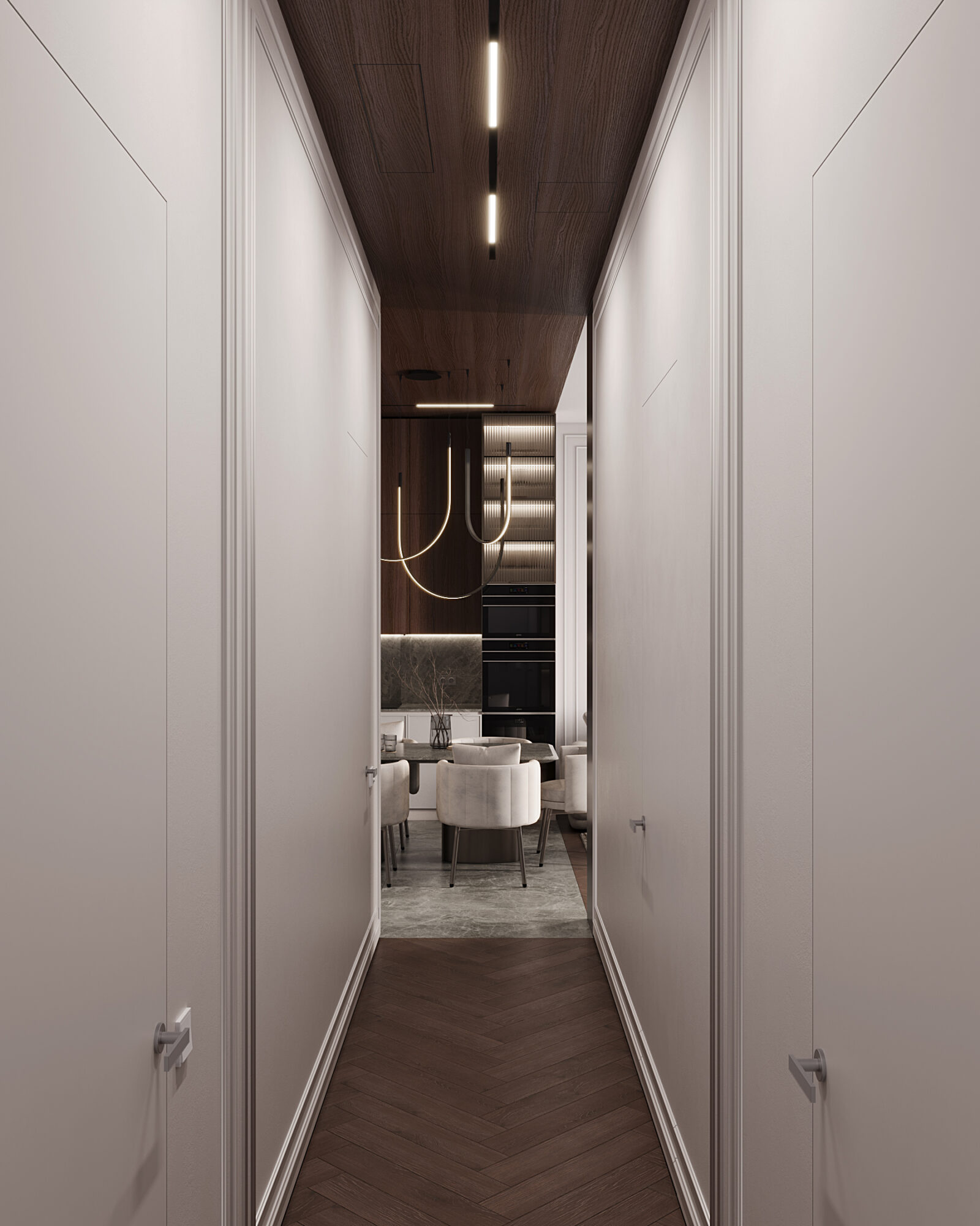 West Garden, 105 м² — дизайн интерьера, квартира, Москва, фото 3