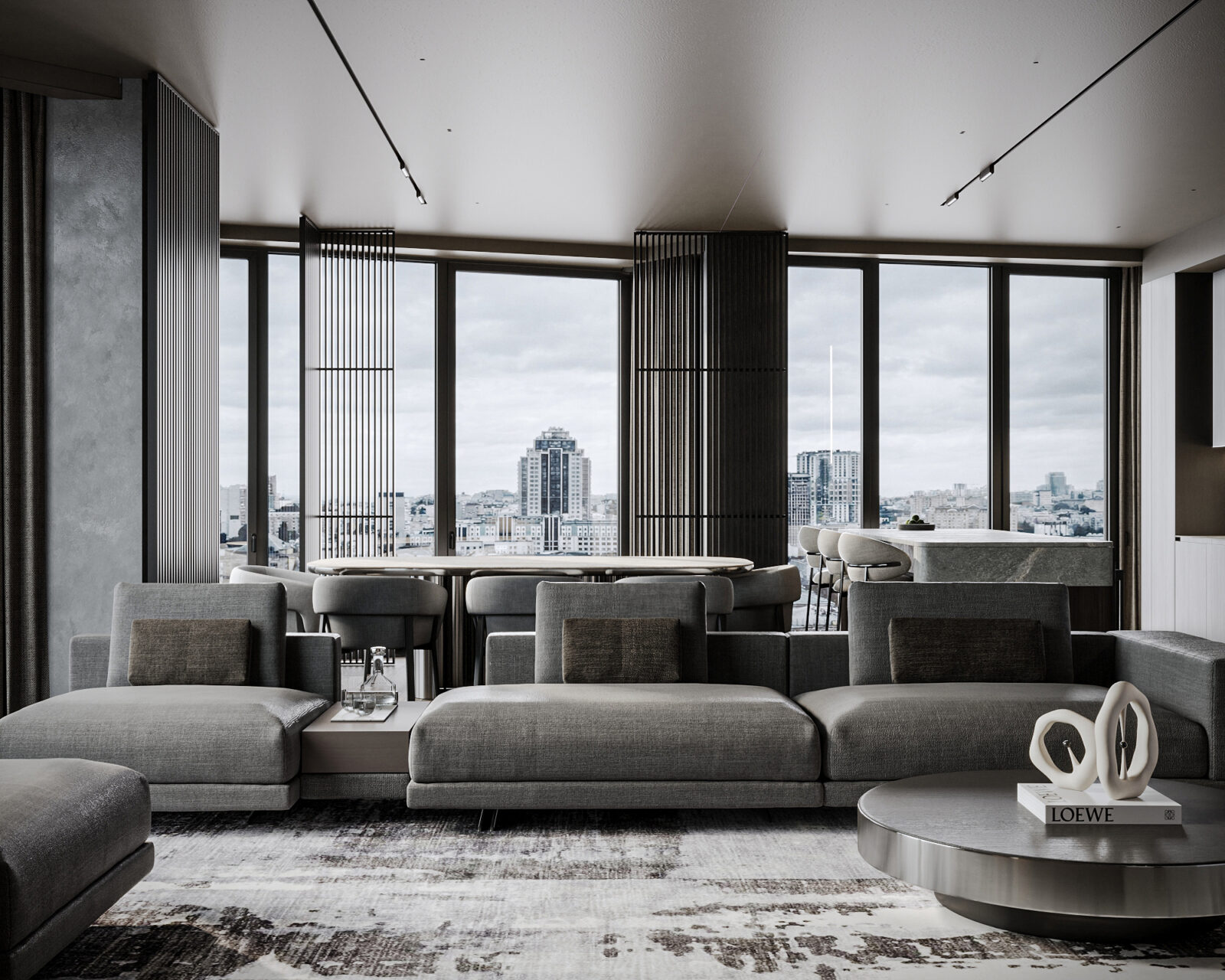 ЖК High Life, 155 м² — дизайн интерьера, квартира, Москва, фото 3