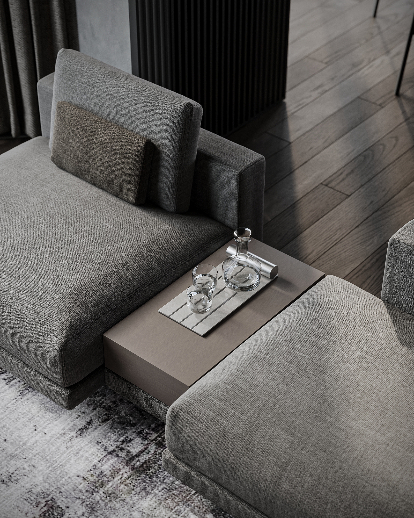 ЖК High Life, 155 м² — дизайн интерьера, квартира, Москва, фото 4