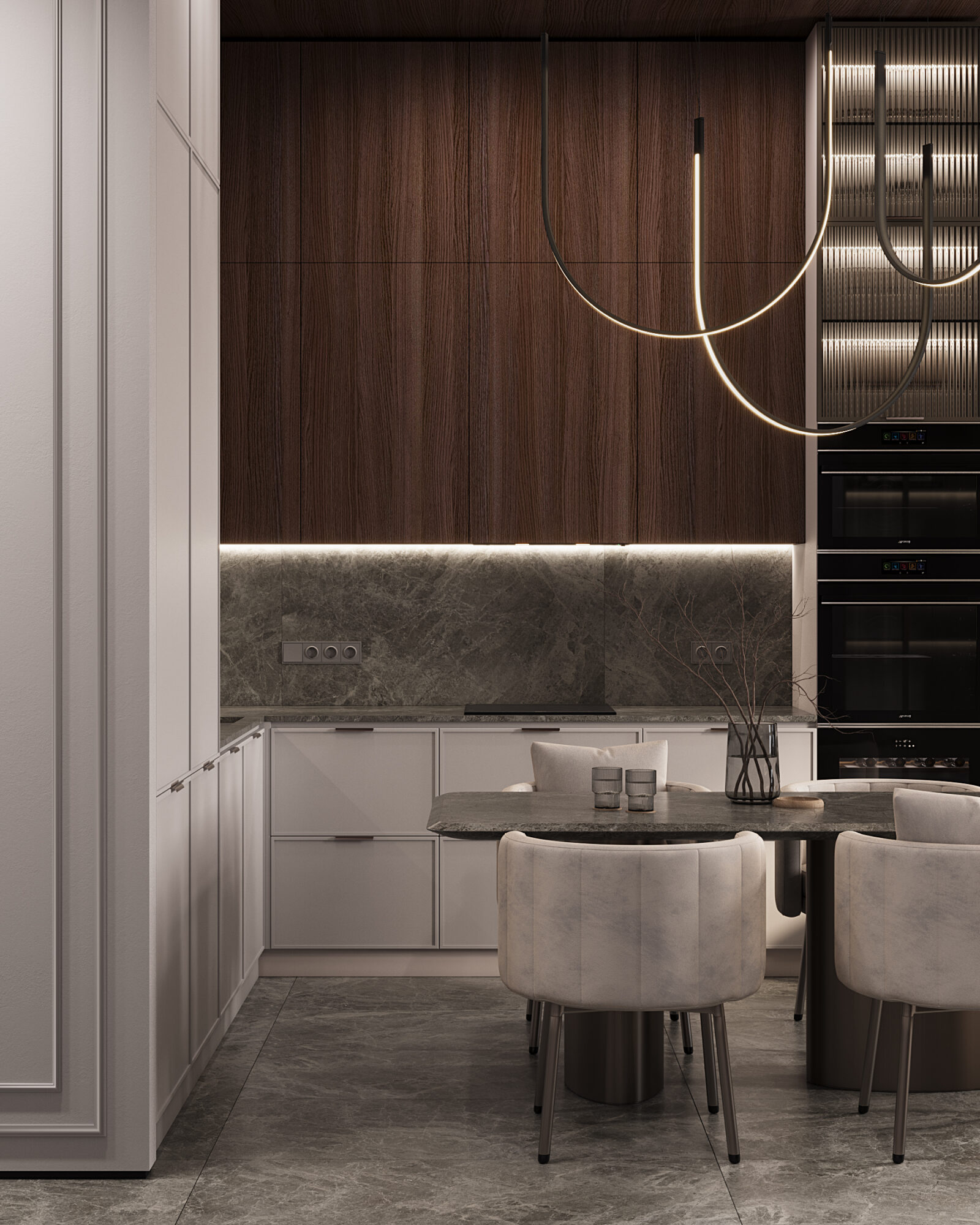 West Garden, 105 м² — дизайн интерьера, квартира, Москва, фото 6