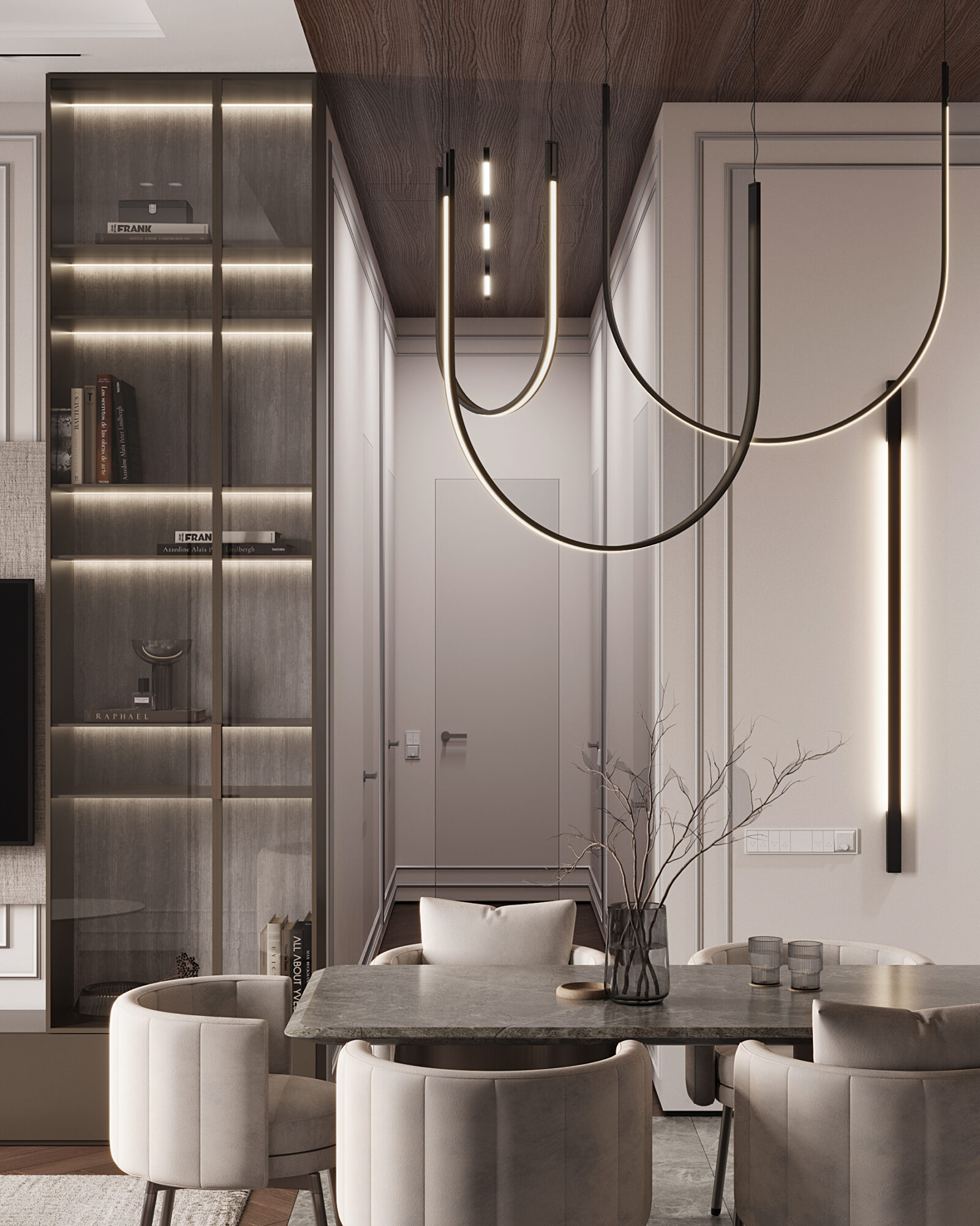 West Garden, 105 м² — дизайн интерьера, квартира, Москва, фото 7