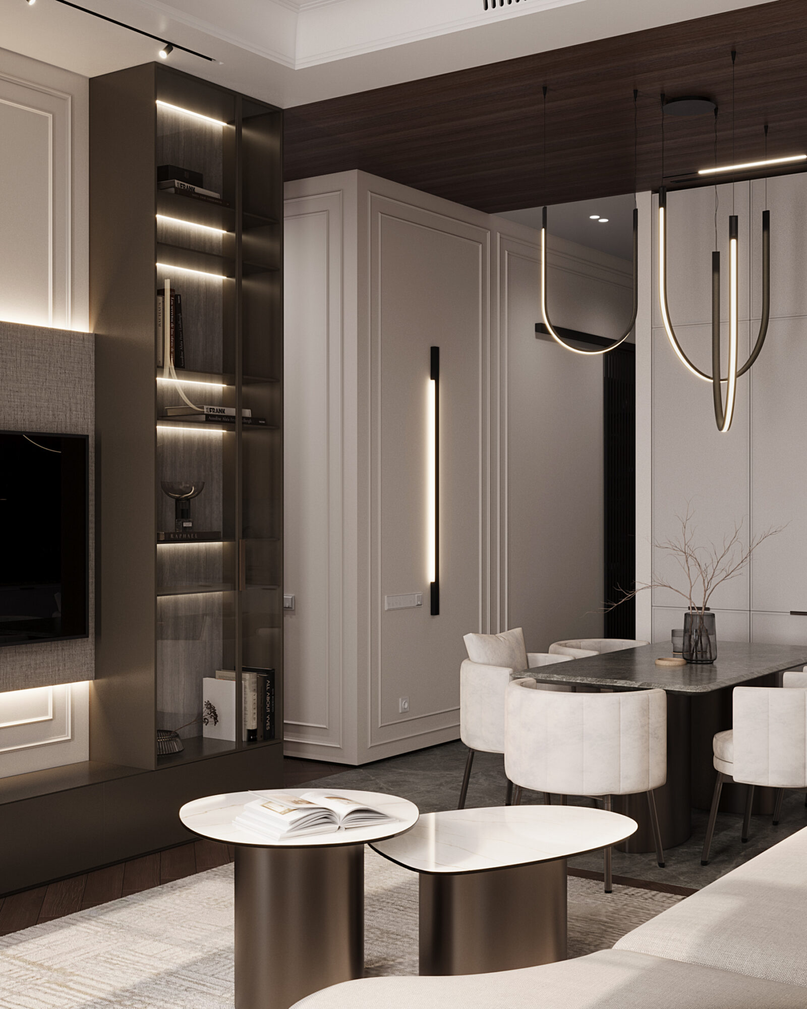 West Garden, 105 м² — дизайн интерьера, квартира, Москва, фото 8