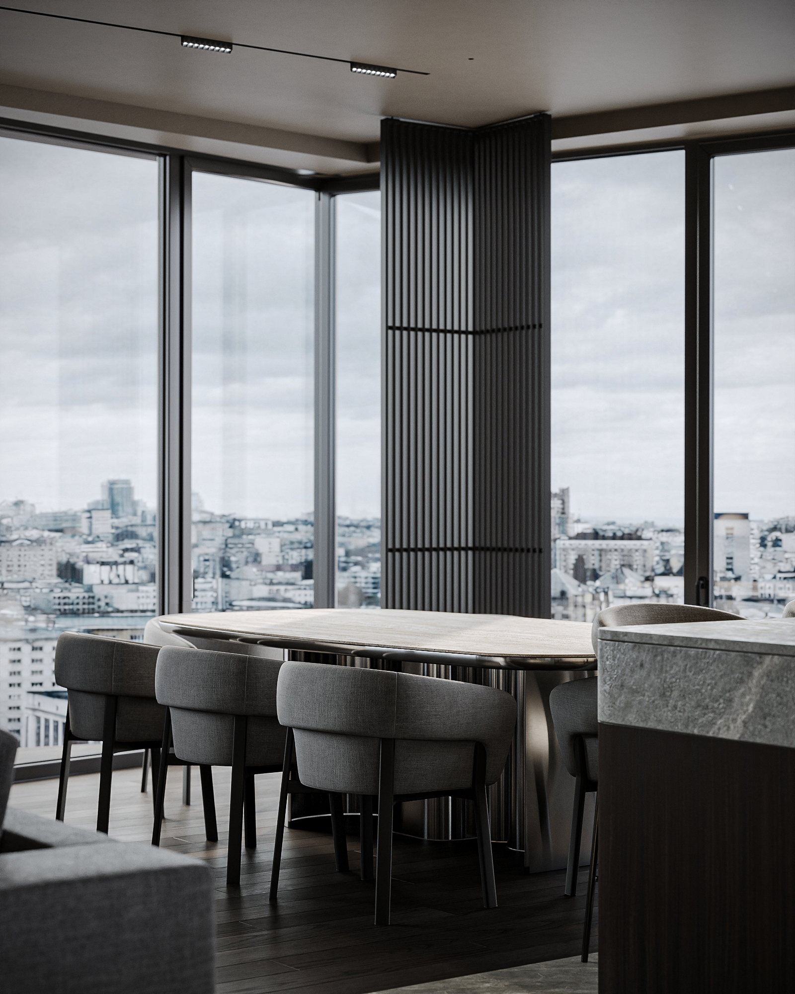 ЖК High Life, 155 м² — дизайн интерьера, квартира, Москва, фото 8