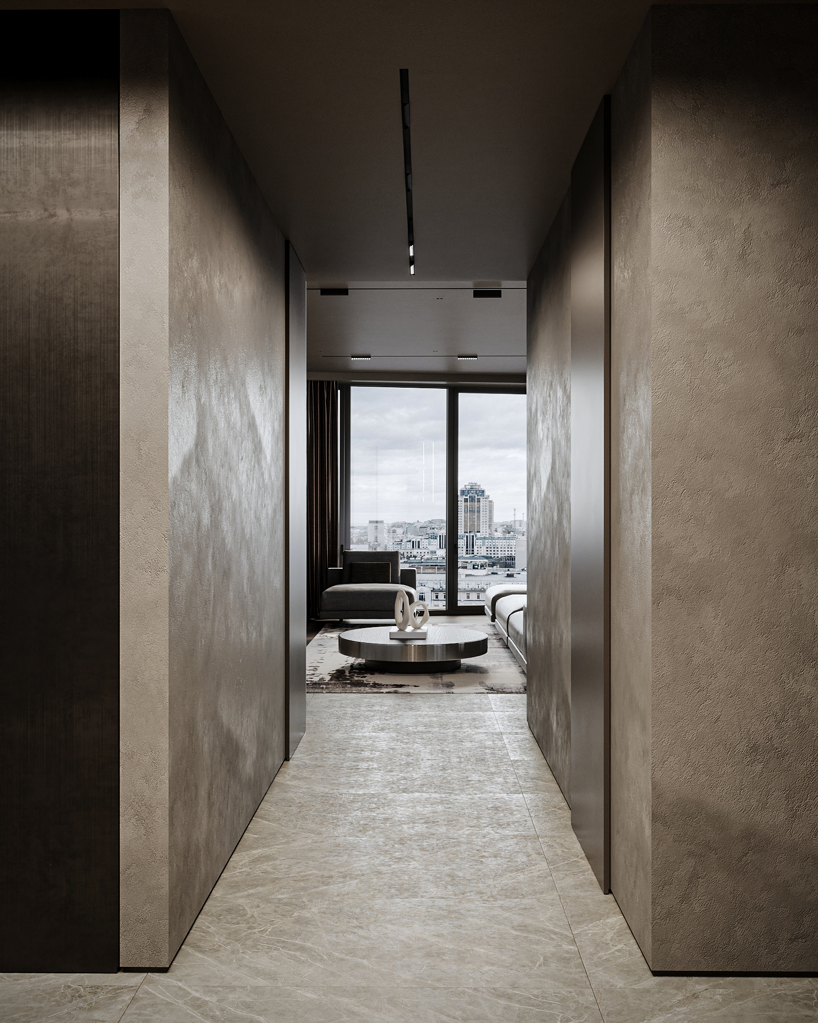 ЖК High Life, 155 м² — дизайн интерьера, квартира, Москва, фото 9