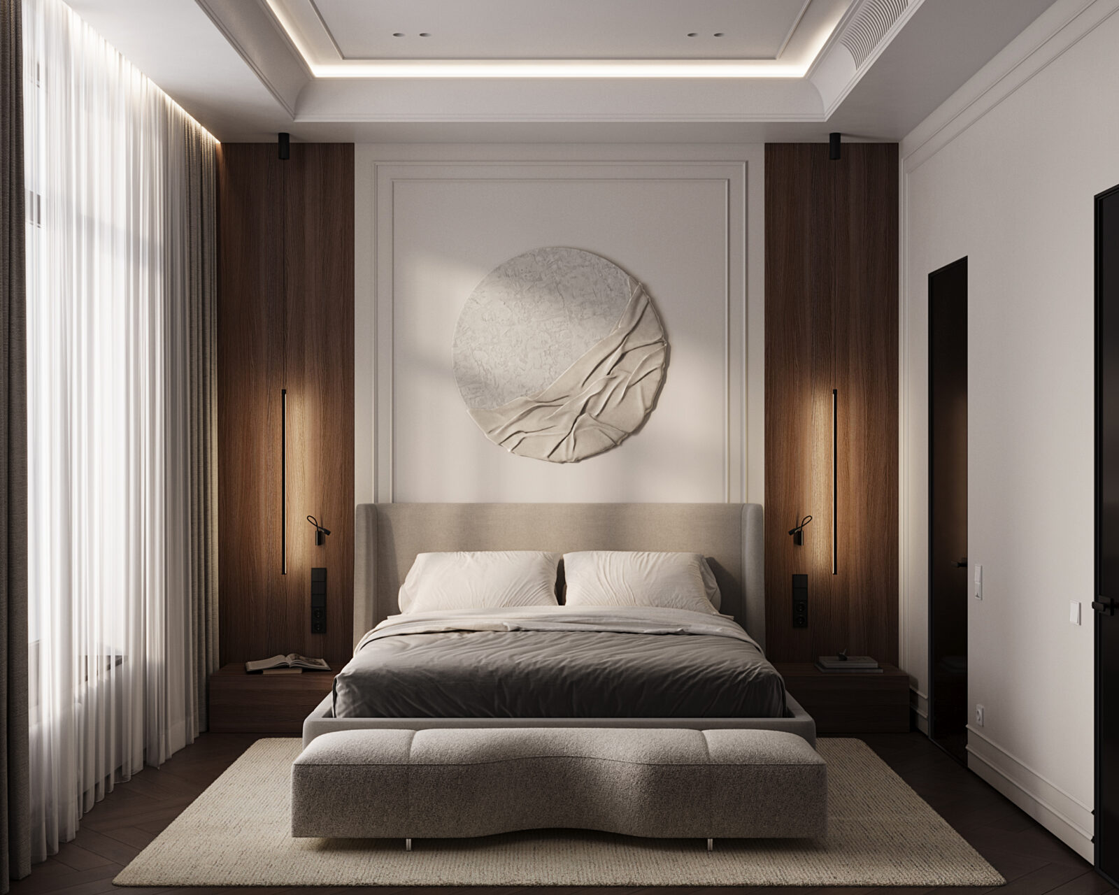 West Garden, 105 м² — дизайн интерьера, квартира, Москва, фото 10