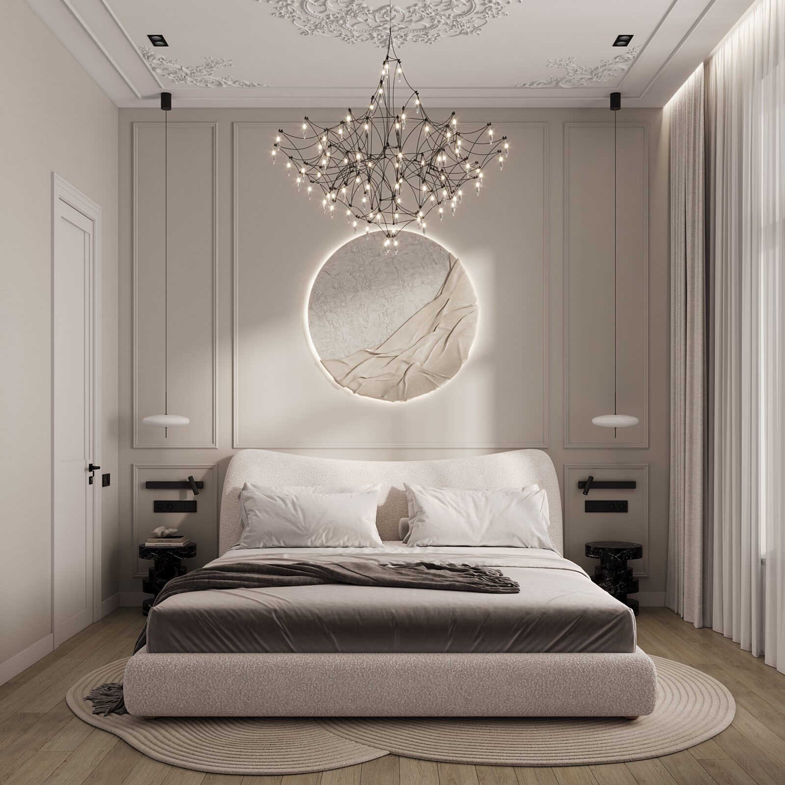 West Garden, 100 м² — дизайн интерьера, квартира, Москва, фото 11