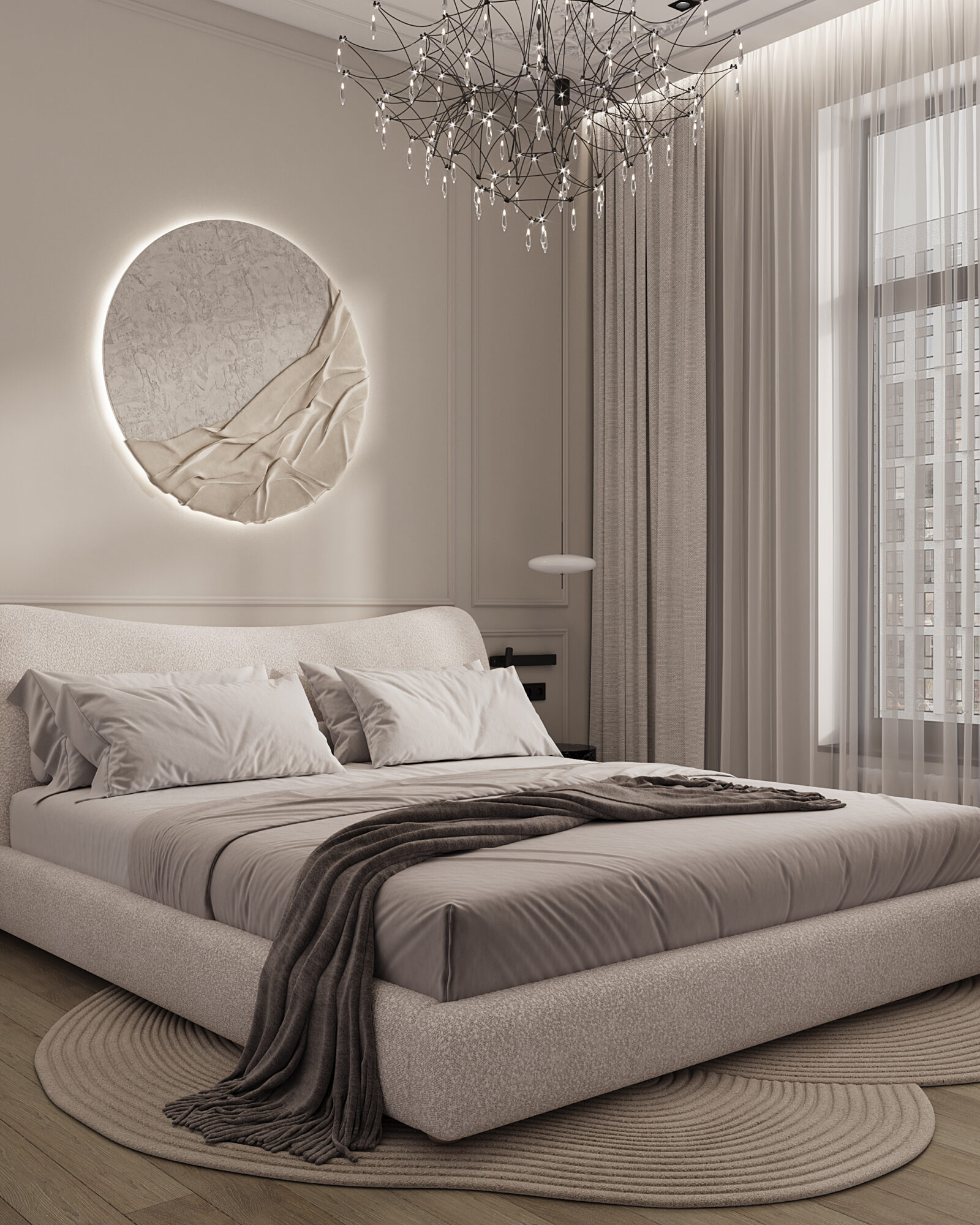 West Garden, 100 м² — дизайн интерьера, квартира, Москва, фото 12