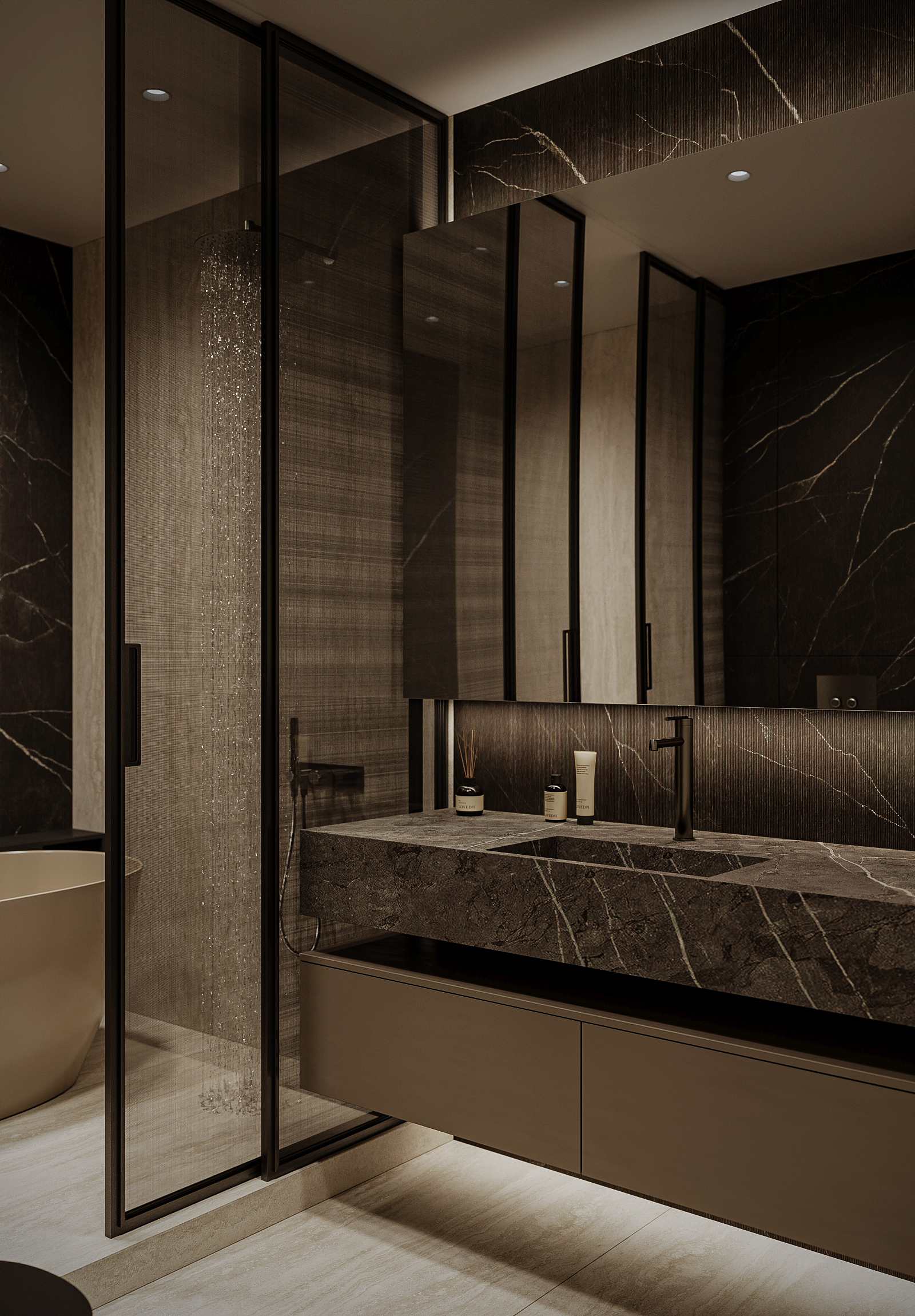 ЖК High Life, 155 м² — дизайн интерьера, квартира, Москва, фото 12
