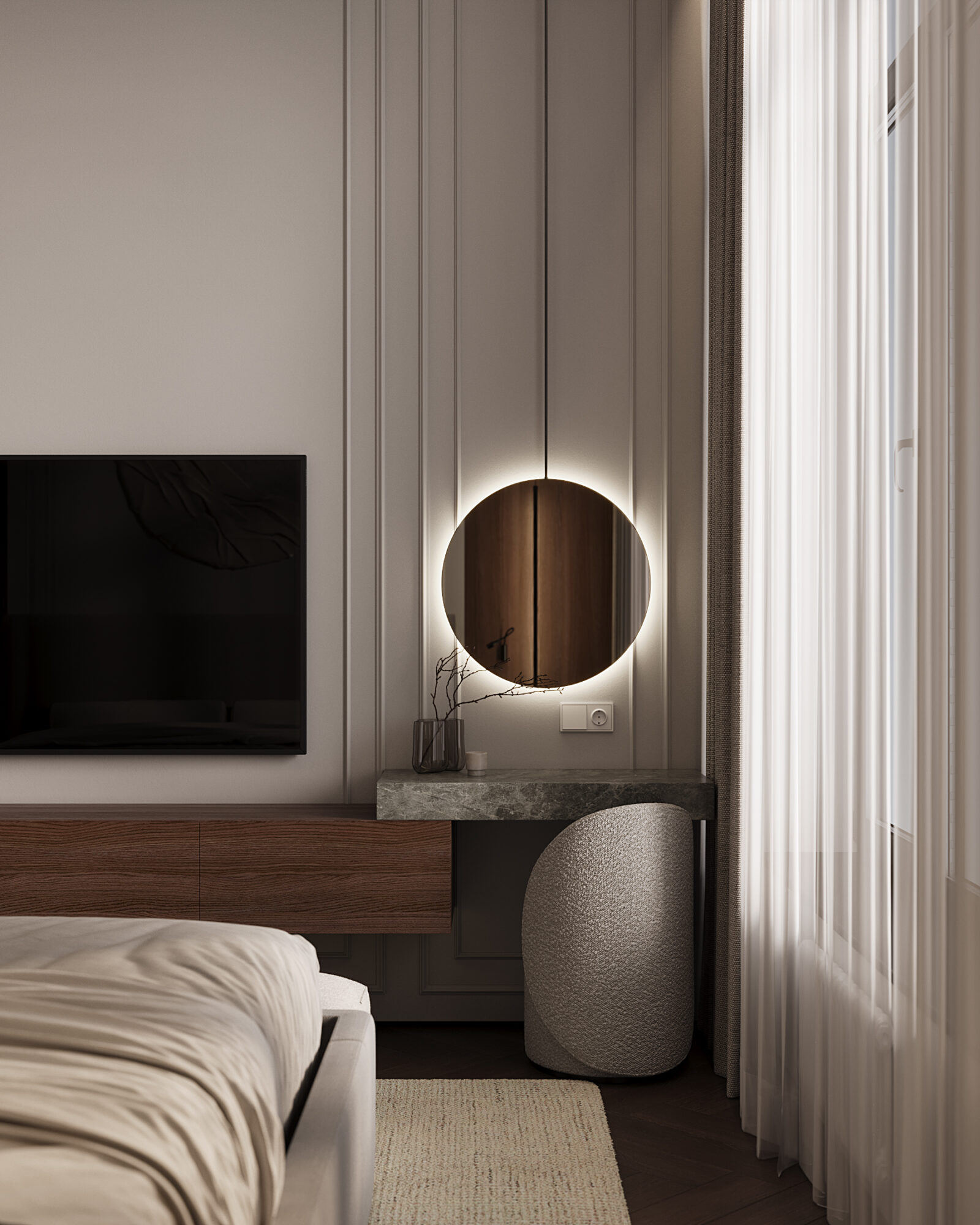 West Garden, 105 м² — дизайн интерьера, квартира, Москва, фото 13