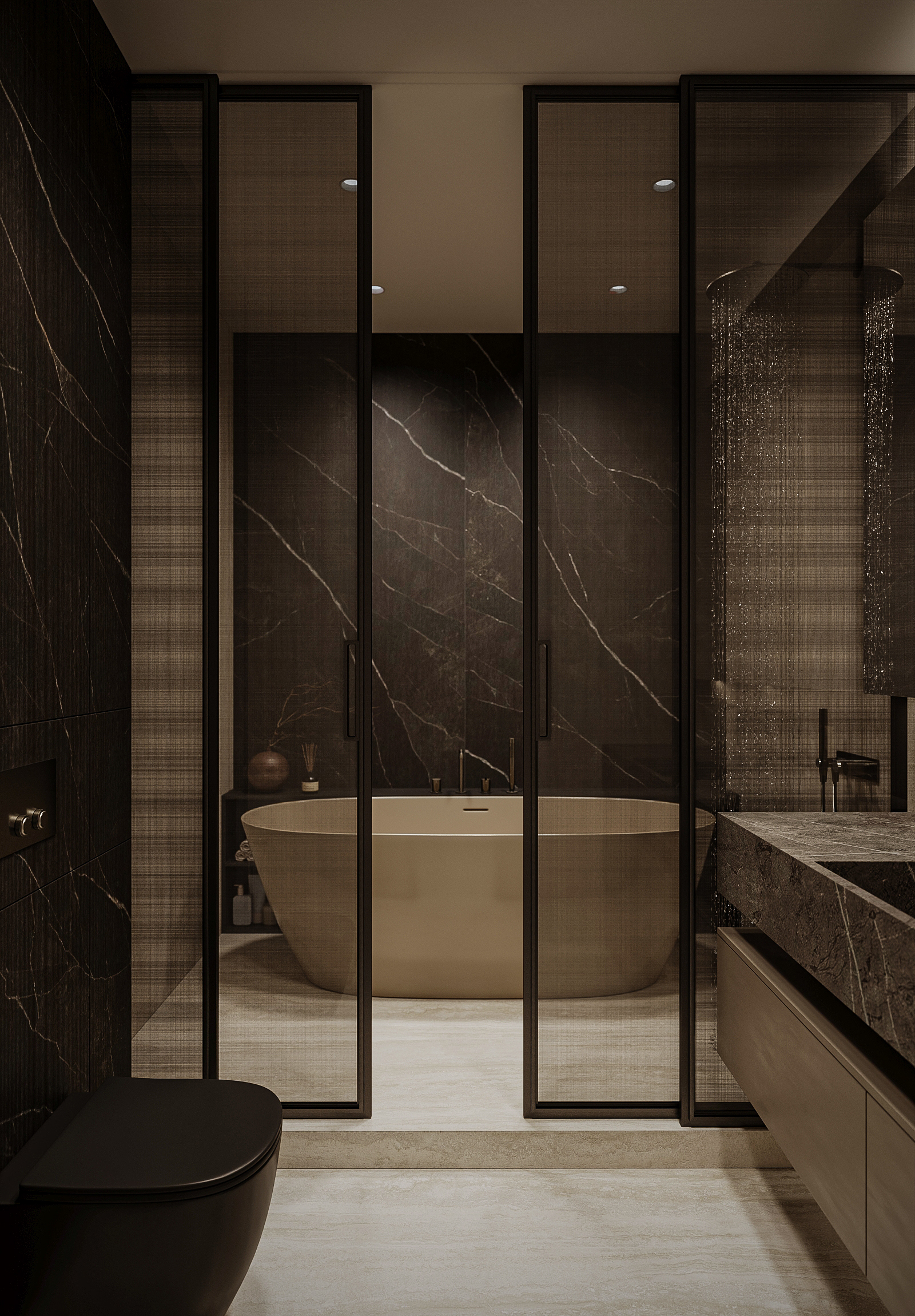 ЖК High Life, 155 м² — дизайн интерьера, квартира, Москва, фото 13