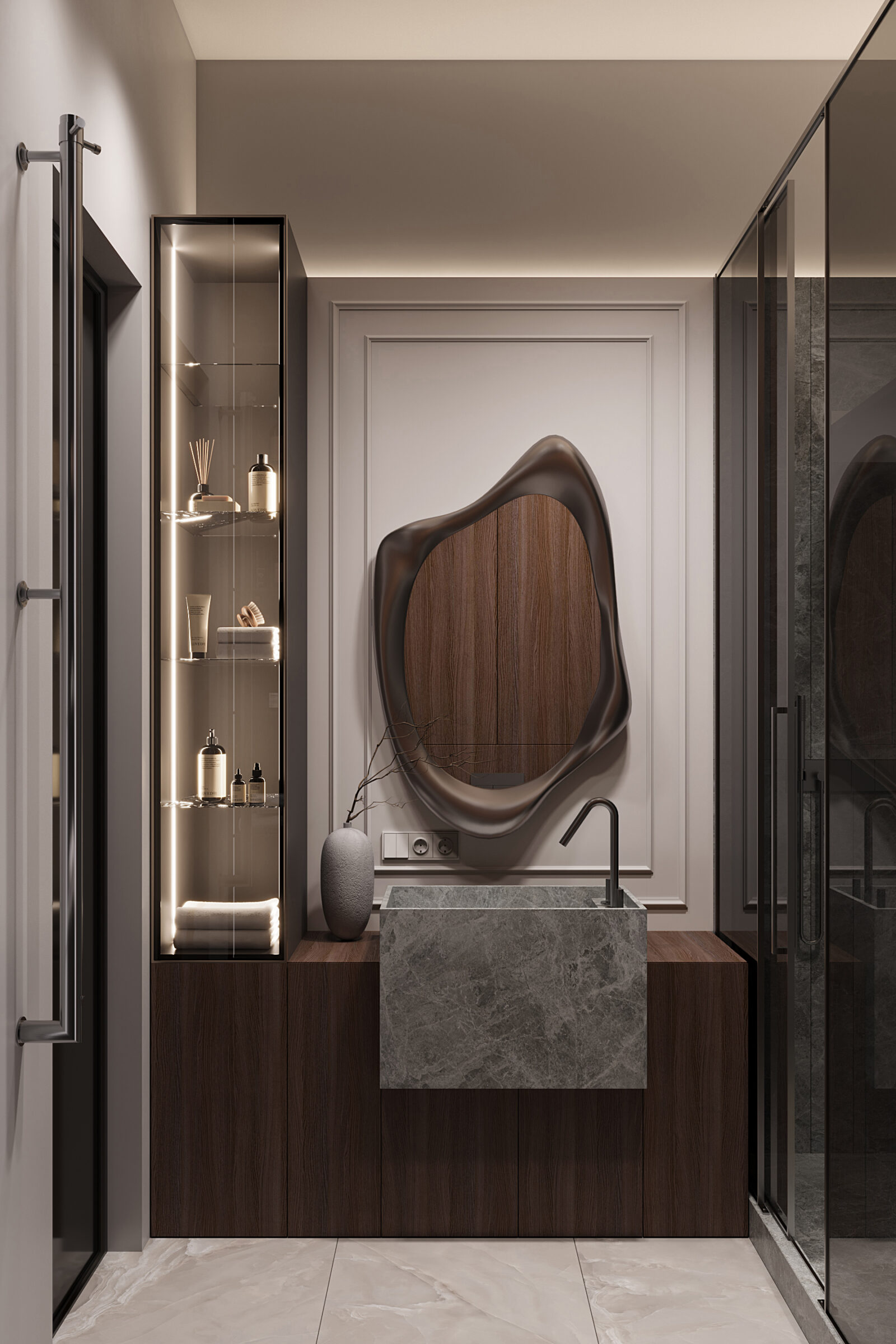 West Garden, 105 м² — дизайн интерьера, квартира, Москва, фото 14