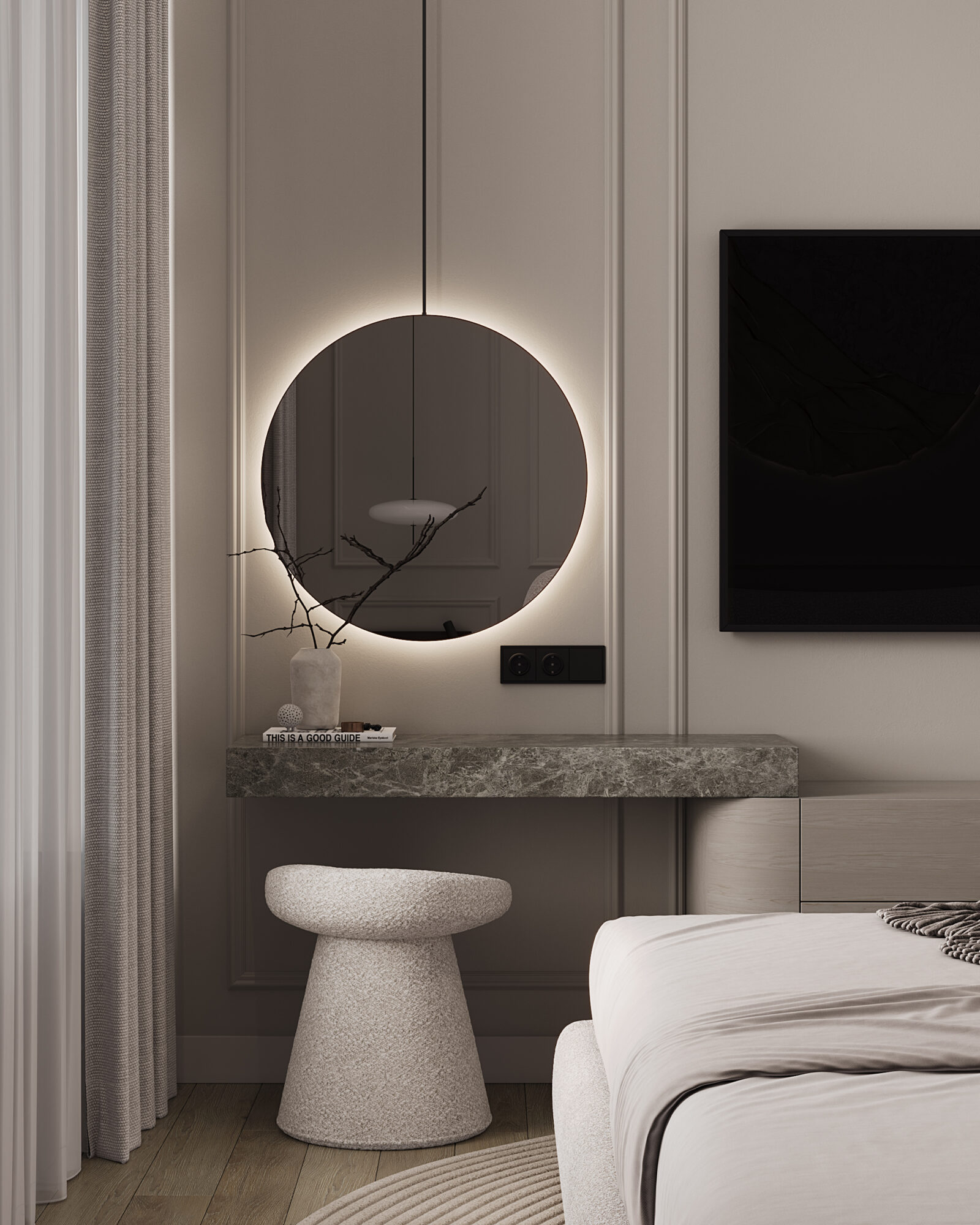 West Garden, 100 м² — дизайн интерьера, квартира, Москва, фото 14