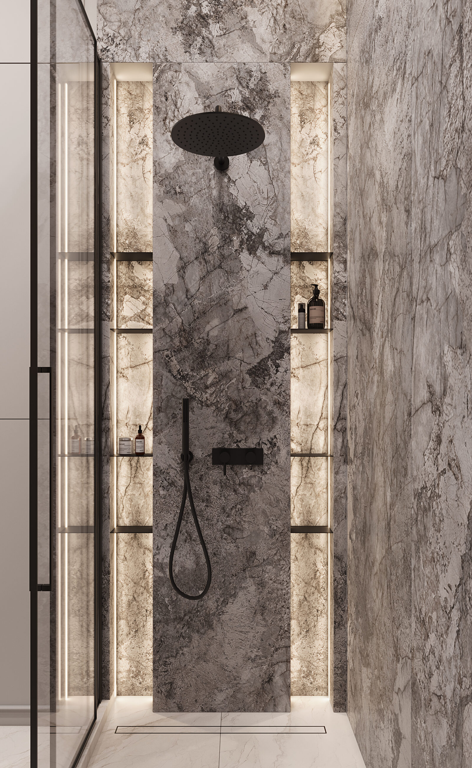 West Garden, 100 м² — дизайн интерьера, квартира, Москва, фото 19