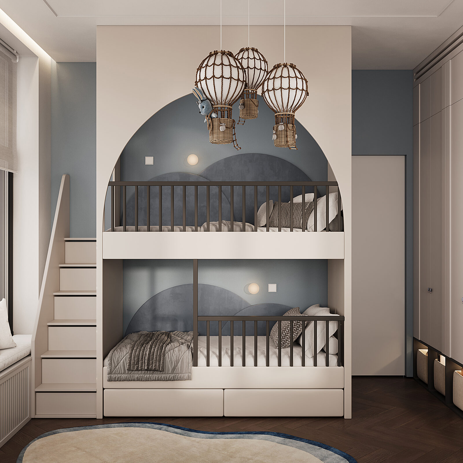 West Garden, 105 м² — дизайн интерьера, квартира, Москва, фото 22