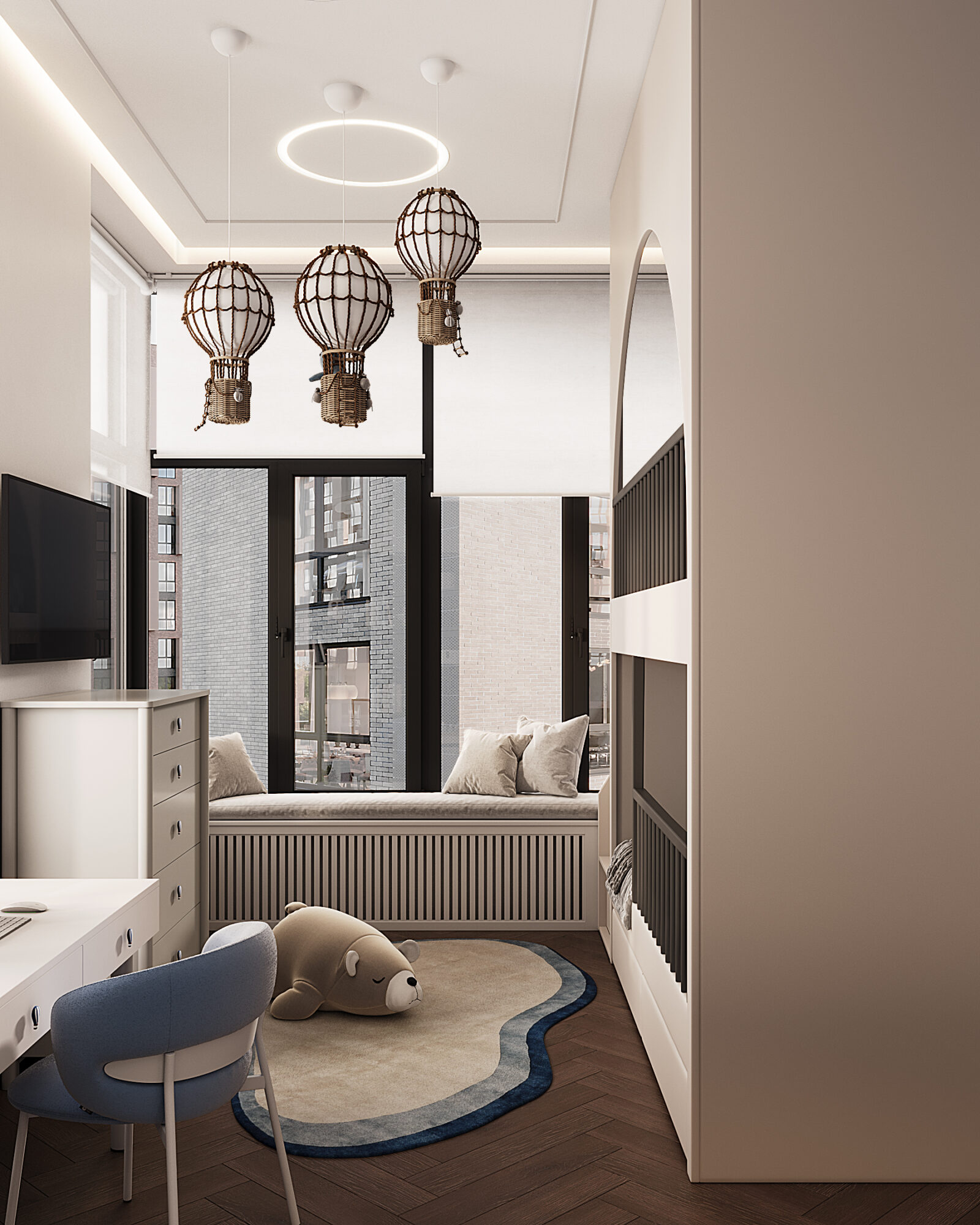 West Garden, 105 м² — дизайн интерьера, квартира, Москва, фото 23