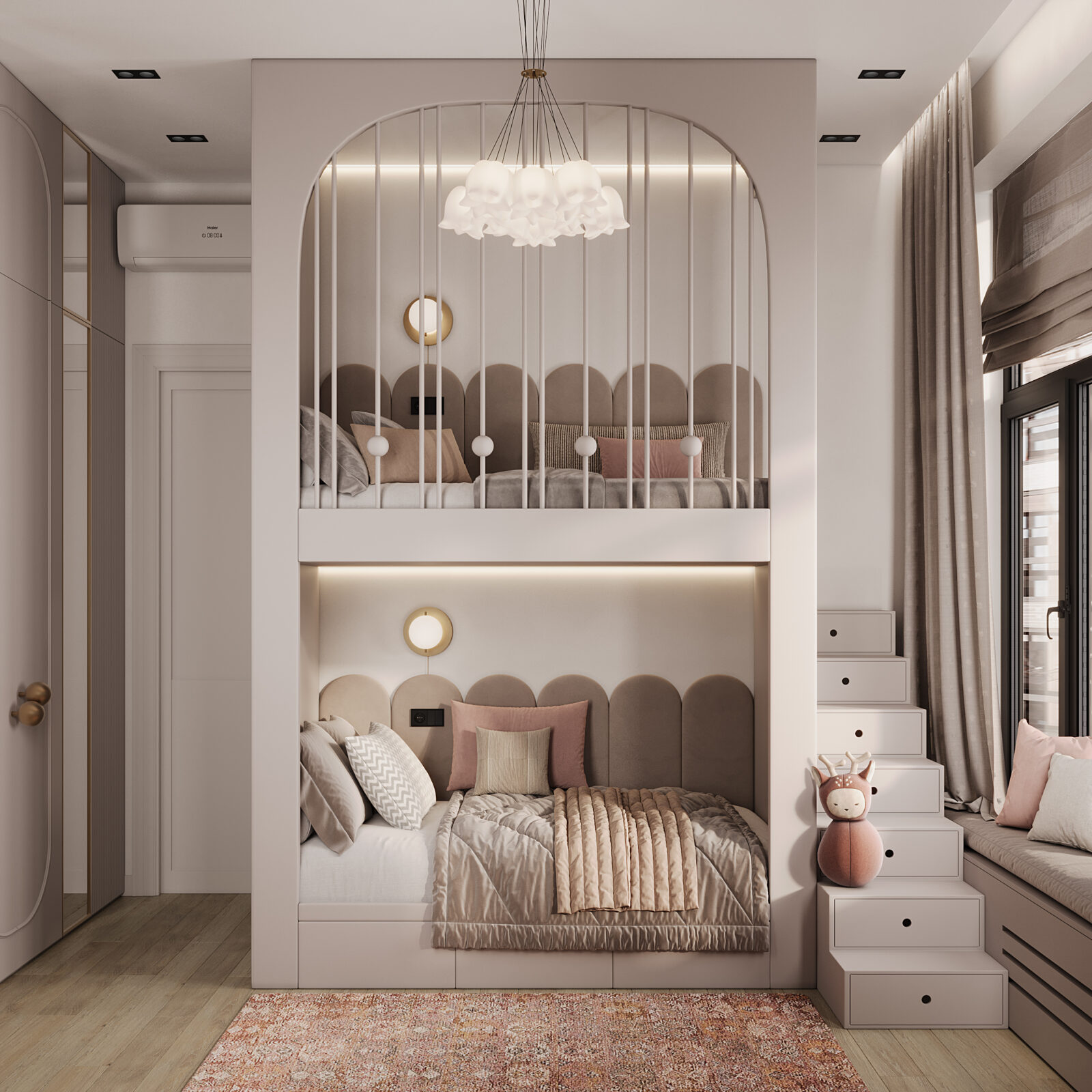 West Garden, 100 м² — дизайн интерьера, квартира, Москва, фото 24