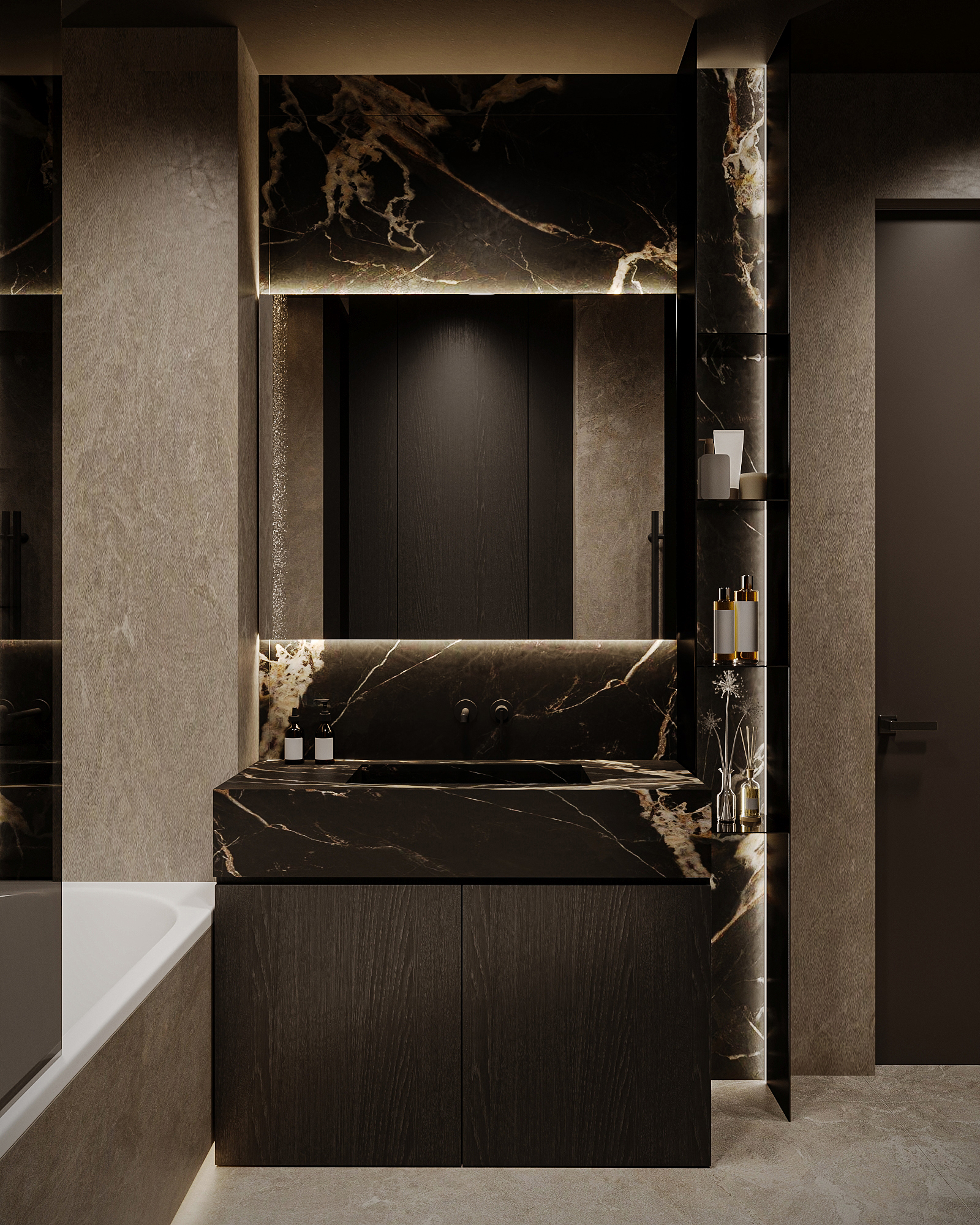 ЖК High Life, 155 м² — дизайн интерьера, квартира, Москва, фото 24