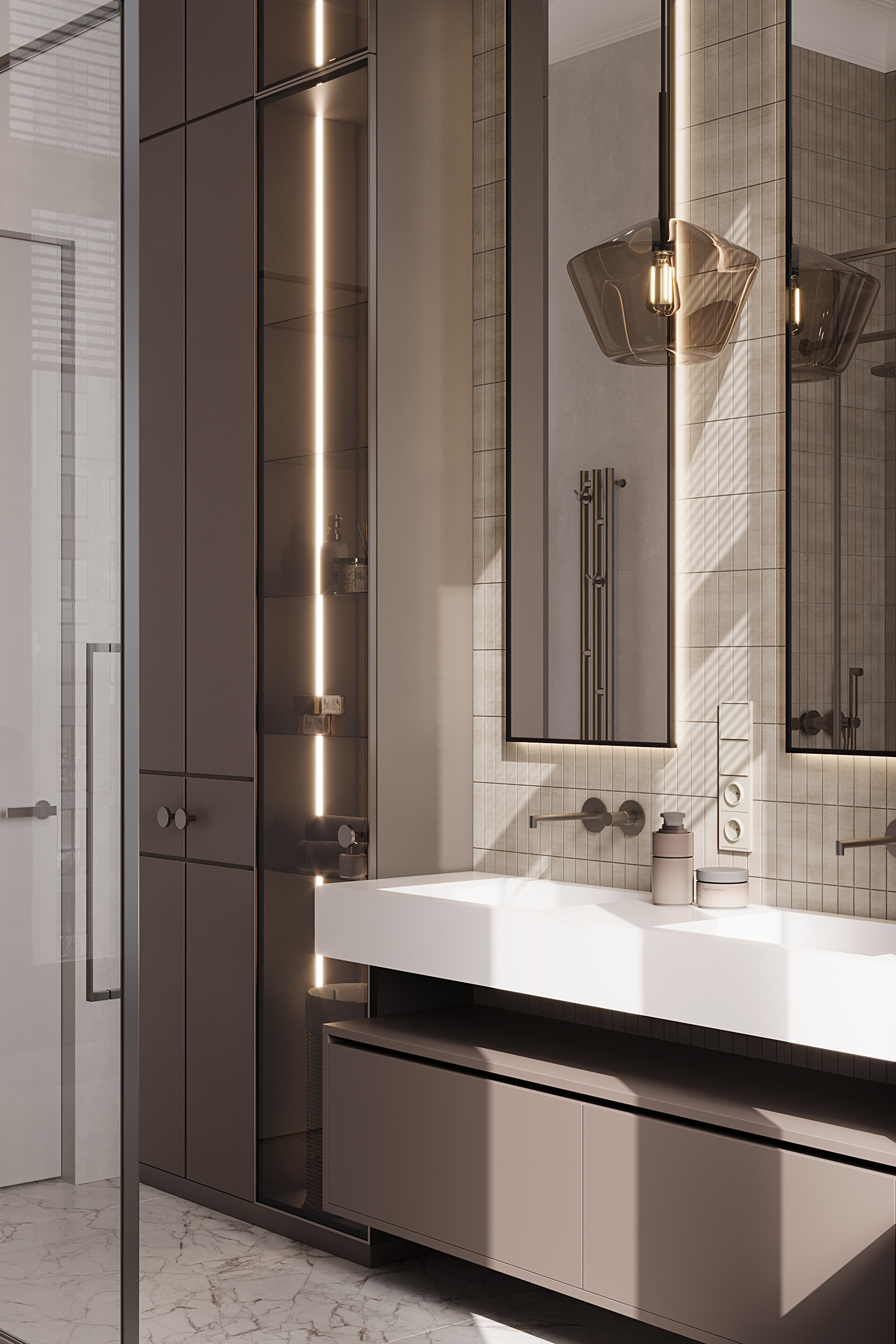 West Garden, 105 м² — дизайн интерьера, квартира, Москва, фото 26