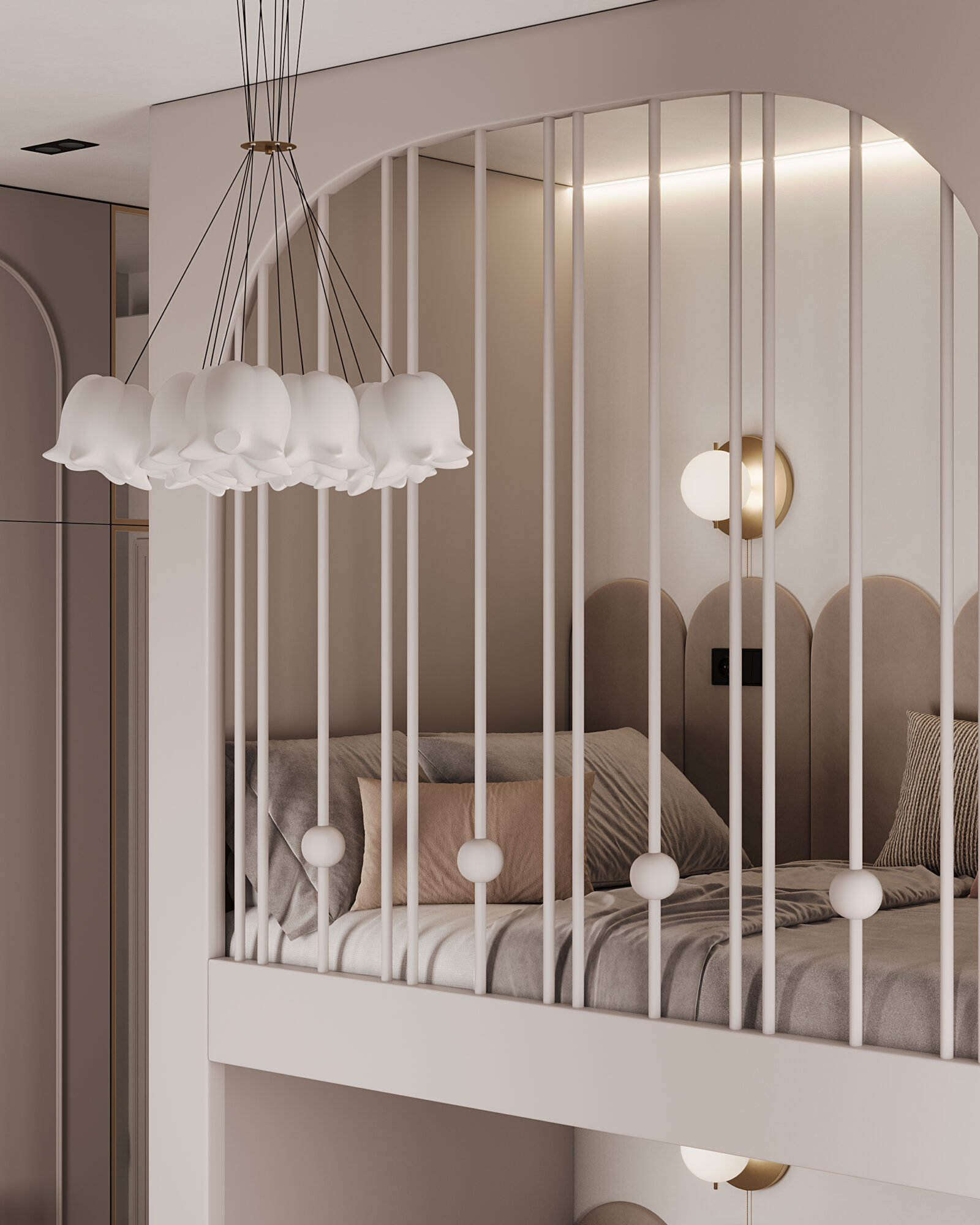 West Garden, 100 м² — дизайн интерьера, квартира, Москва, фото 26