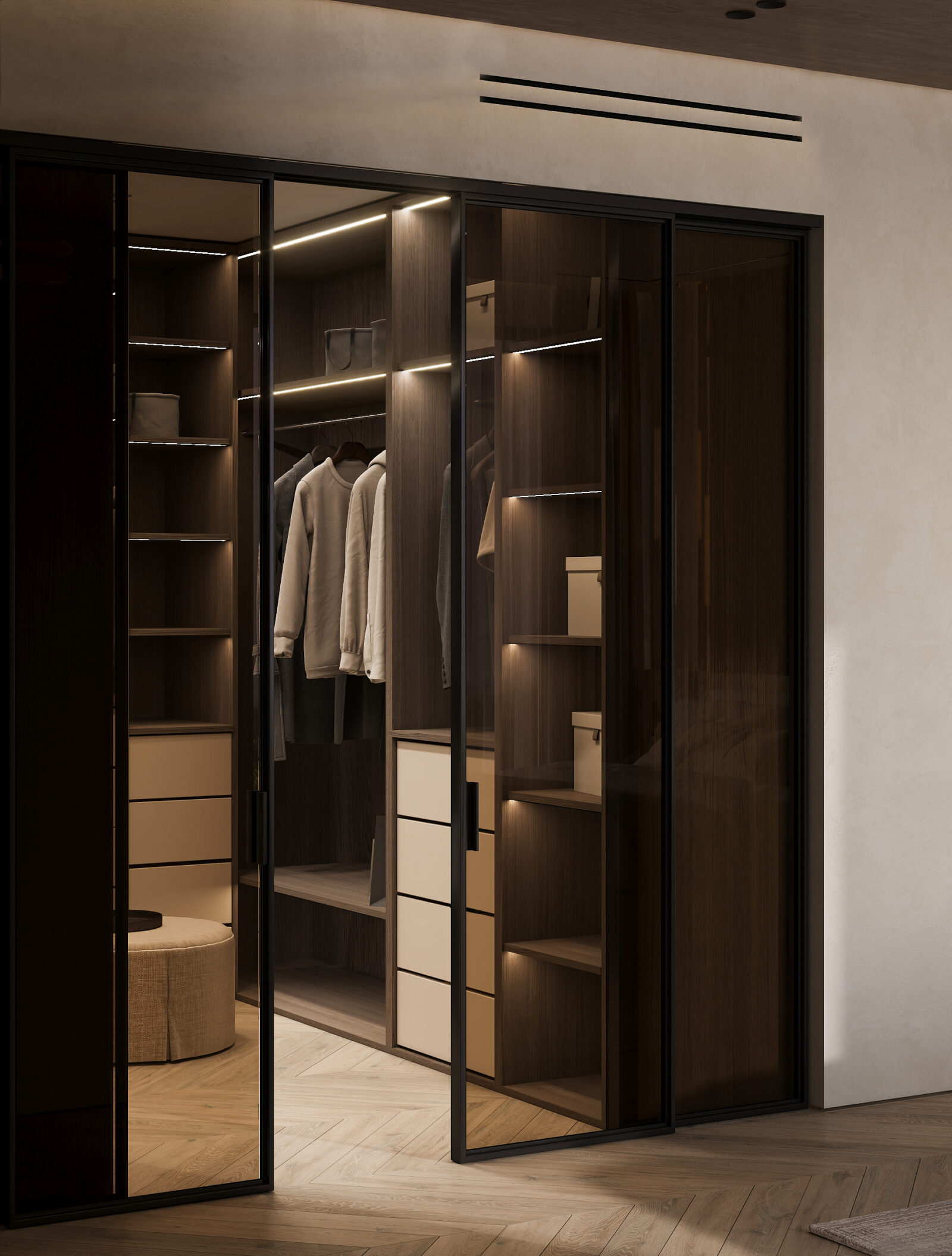 ЖК High Life, 147 м² — дизайн интерьера, квартира, Москва, фото 14