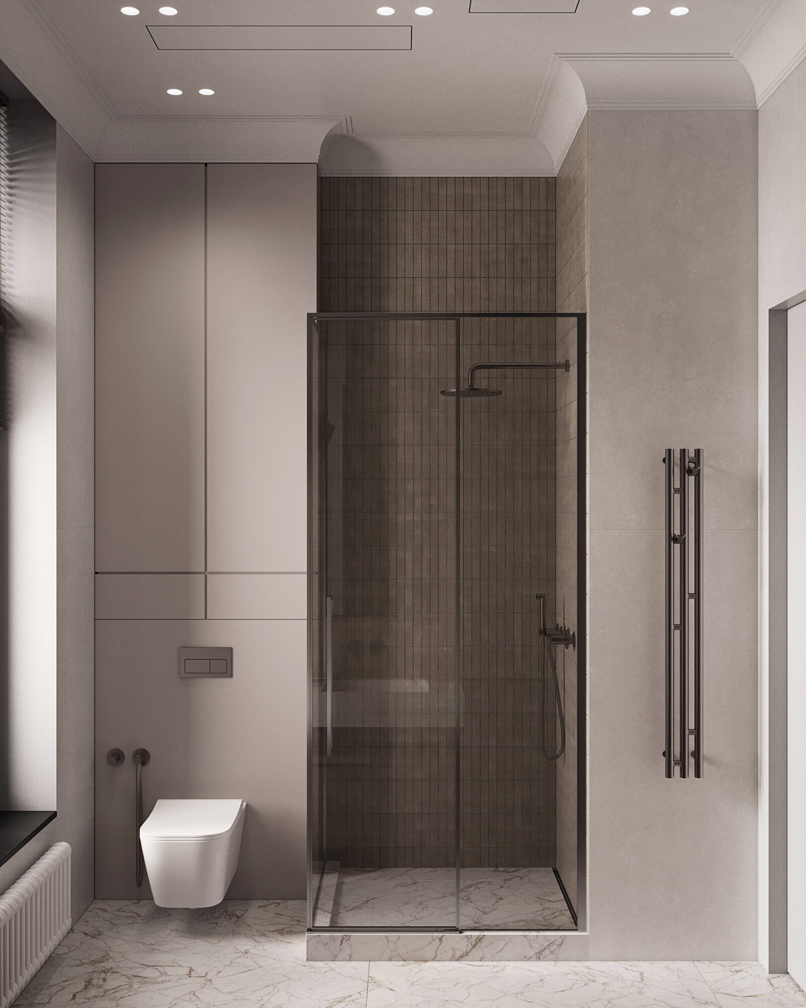 West Garden, 105 м² — дизайн интерьера, квартира, Москва, фото 27