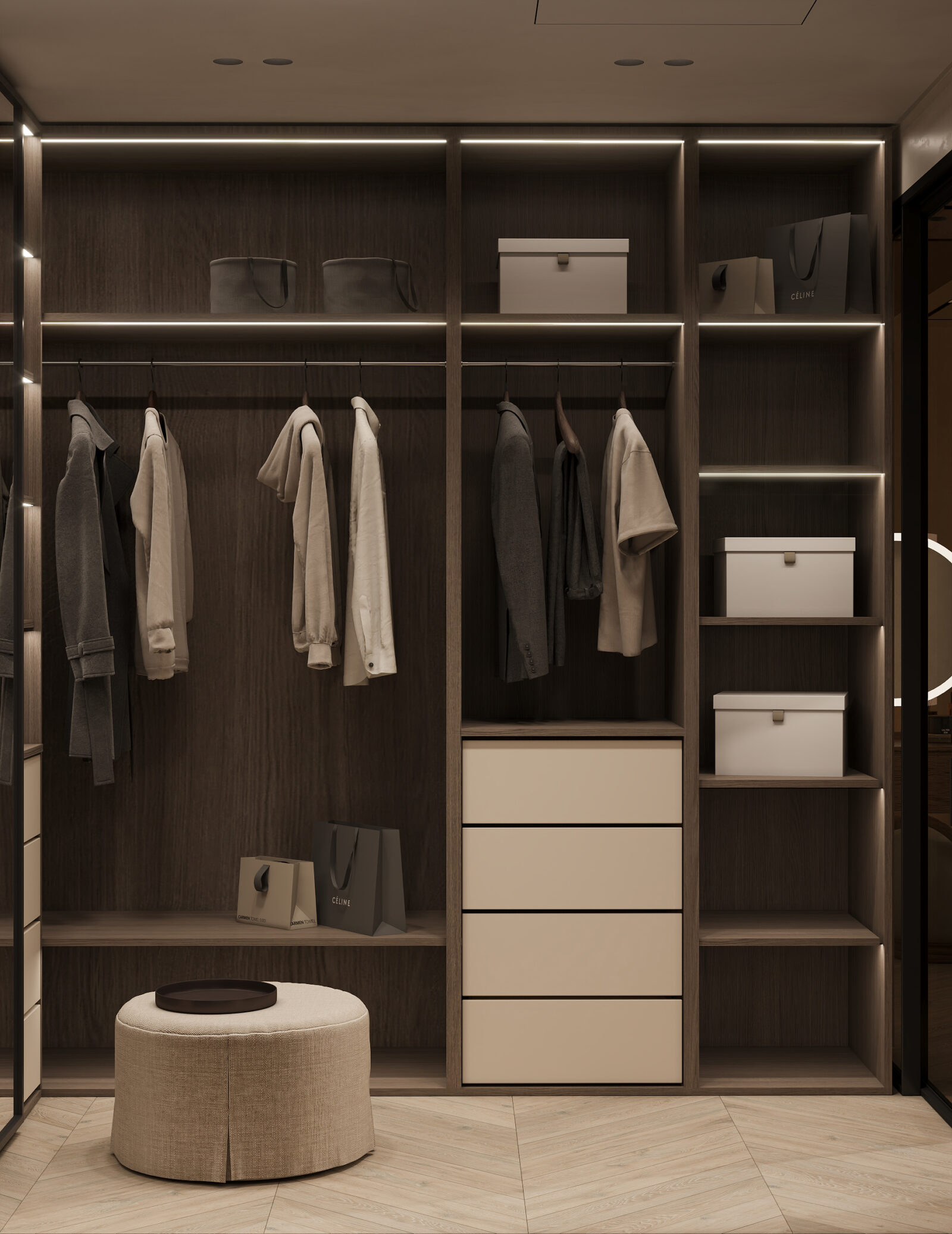 ЖК High Life, 147 м² — дизайн интерьера, квартира, Москва, фото 16