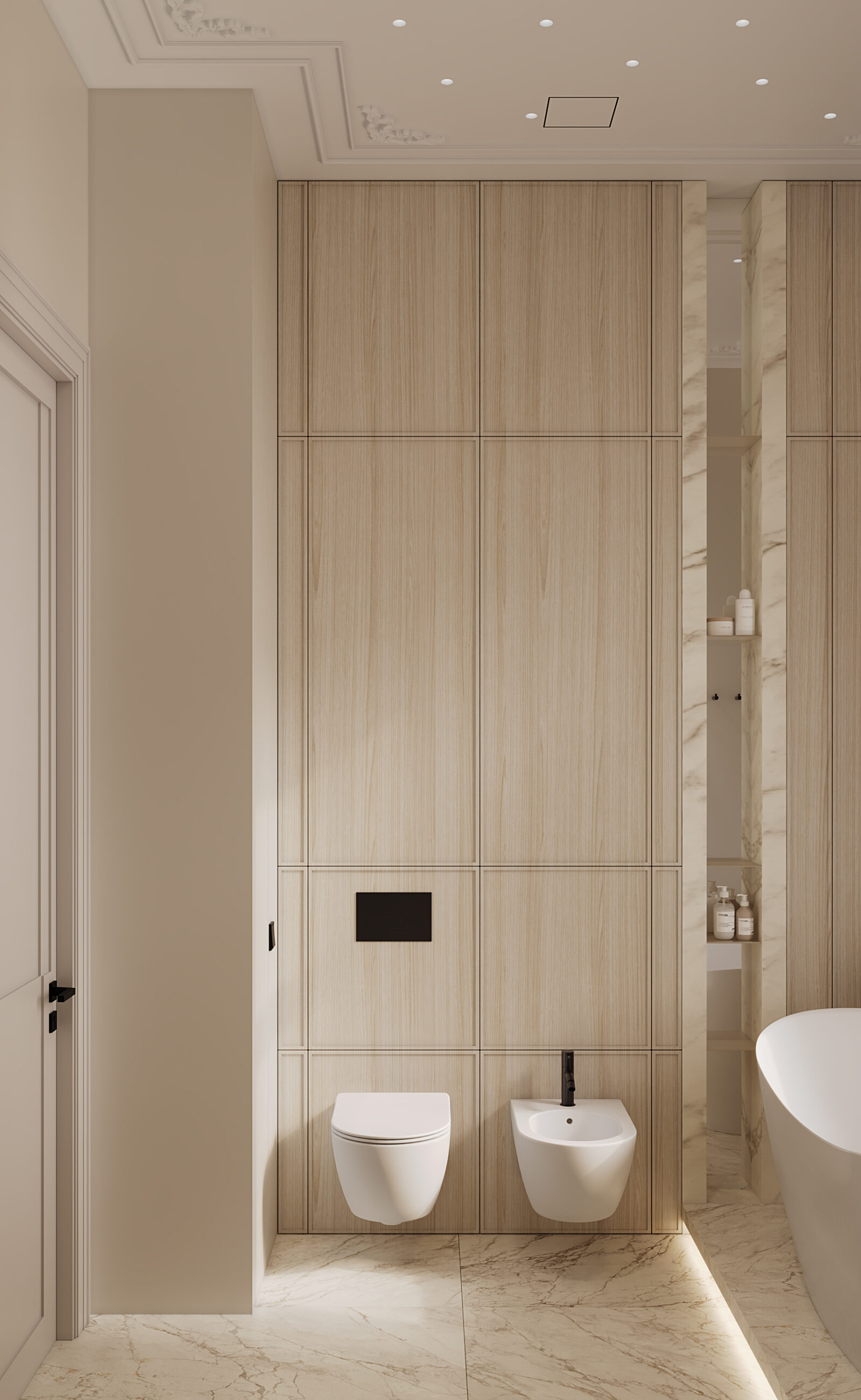 West Garden, 100 м² — дизайн интерьера, квартира, Москва, фото 30