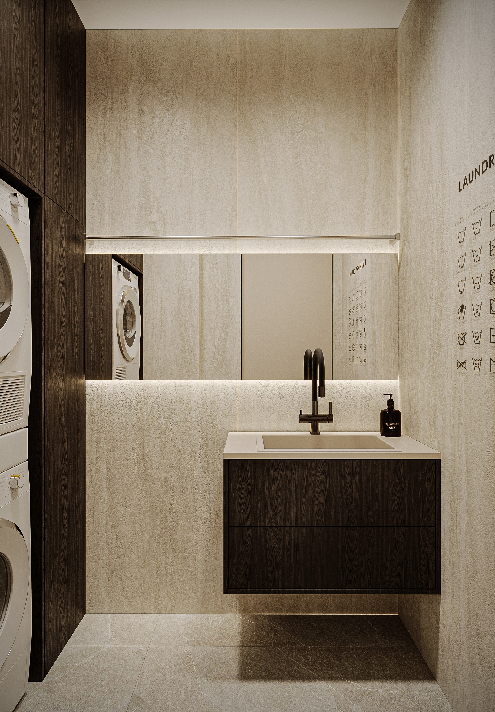 ЖК High Life, 155 м² — дизайн интерьера, квартира, Москва, фото 37