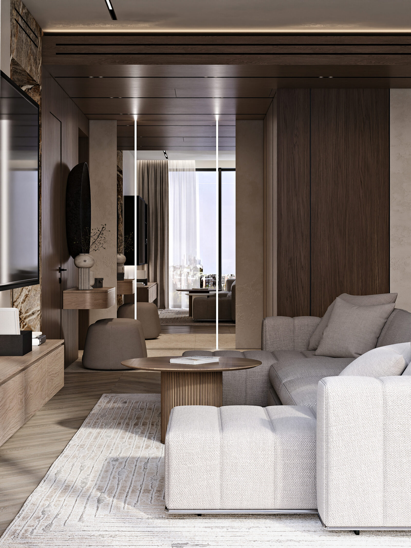 ЖК High Life, 147 м² — дизайн интерьера, квартира, Москва, фото 25