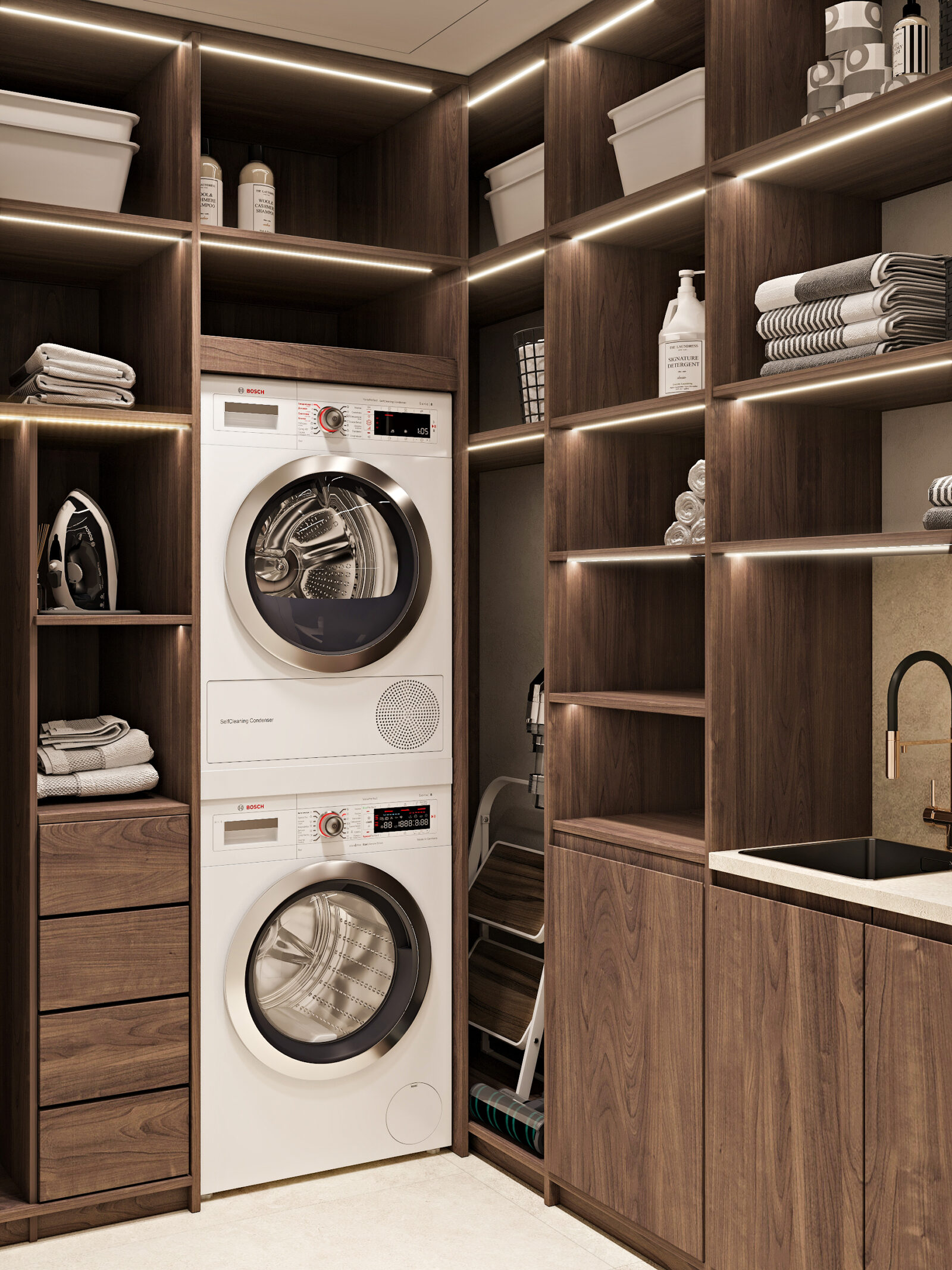 ЖК High Life, 147 м² — дизайн интерьера, квартира, Москва, фото 26